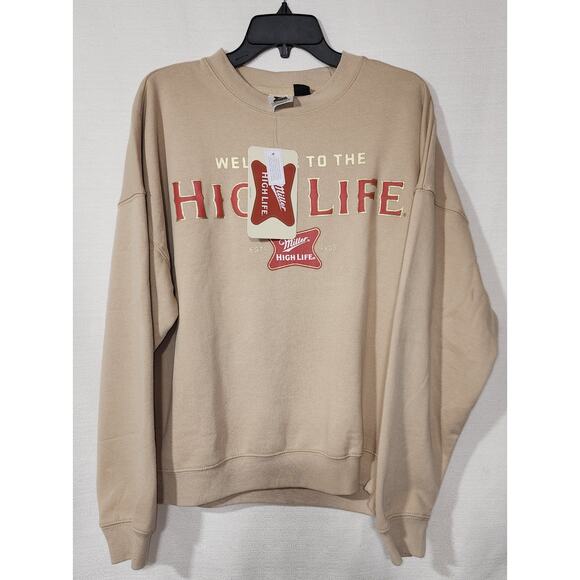 Miller lite '' Welcome To The High Life'' sweatshirt men's small - Picture 2 of 6